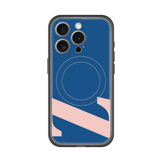 スリムプロテクションプレミアムケース with MagSafe［ オリジナル - initial color - Z navy ］