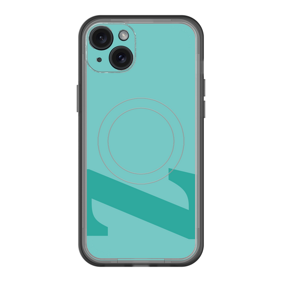 スリムプロテクションプレミアムケース with MagSafe［ オリジナル - initial color - Z light green ］