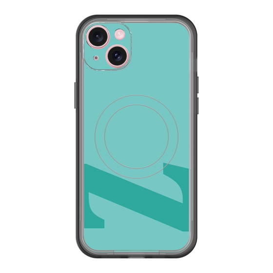 スリムプロテクションプレミアムケース with MagSafe［ オリジナル - initial color - Z light green ］