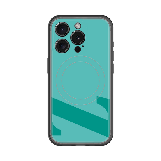 スリムプロテクションプレミアムケース with MagSafe［ オリジナル - initial color - Z light green ］