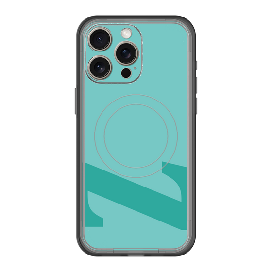 スリムプロテクションプレミアムケース with MagSafe［ オリジナル - initial color - Z light green ］
