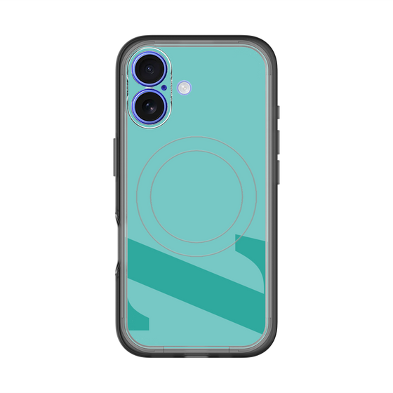 スリムプロテクションプレミアムケース with MagSafe［ オリジナル - initial color - Z light green ］