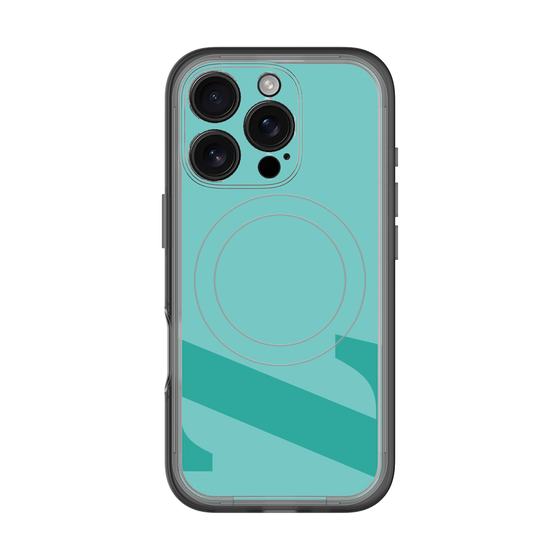 スリムプロテクションプレミアムケース with MagSafe［ オリジナル - initial color - Z light green ］