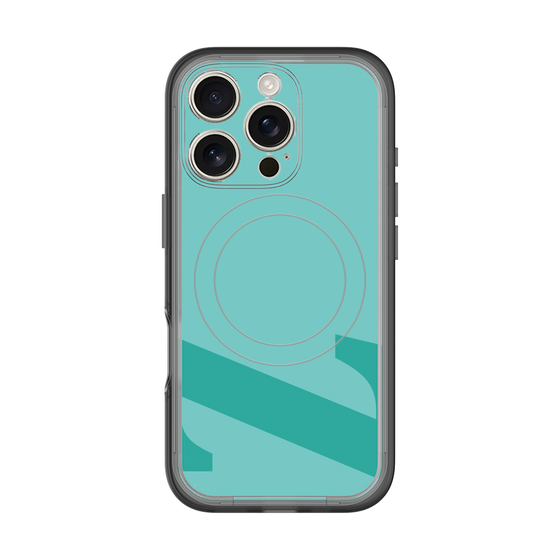スリムプロテクションプレミアムケース with MagSafe［ オリジナル - initial color - Z light green ］