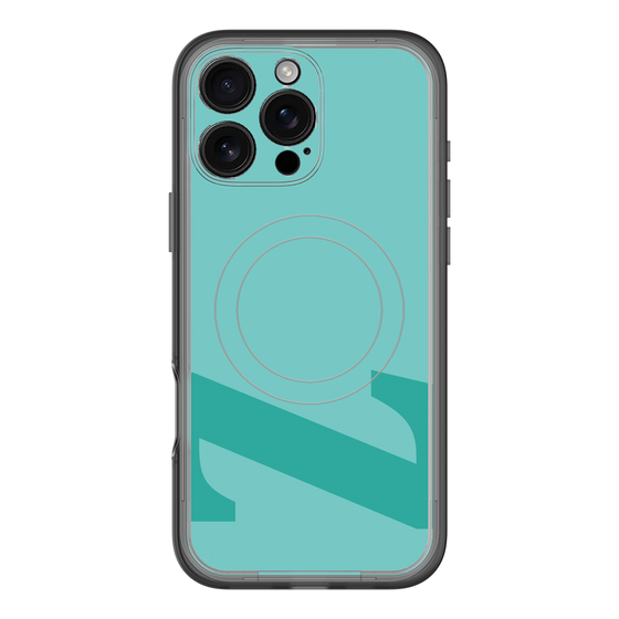 スリムプロテクションプレミアムケース with MagSafe［ オリジナル - initial color - Z light green ］