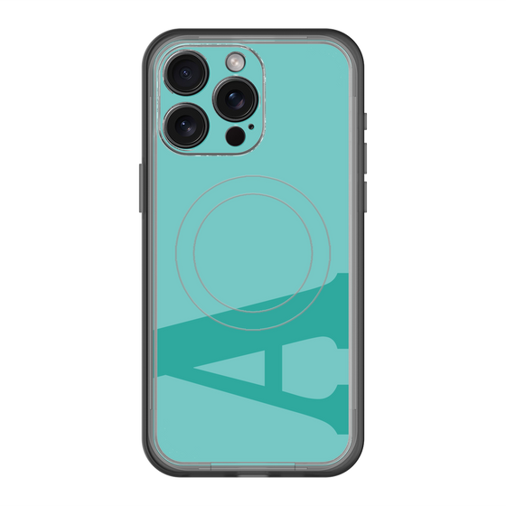 スリムプロテクションプレミアムケース with MagSafe［ オリジナル - initial color - A light green ］