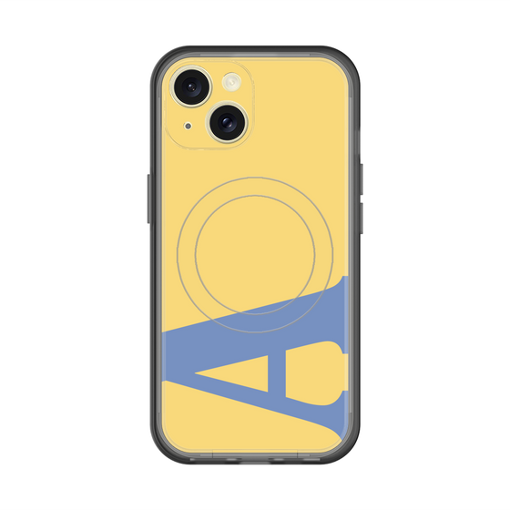 スリムプロテクションプレミアムケース with MagSafe［ オリジナル - initial color - A yellow ］