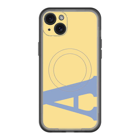 スリムプロテクションプレミアムケース with MagSafe［ オリジナル - initial color - A yellow ］