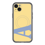 スリムプロテクションプレミアムケース with MagSafe［ オリジナル - initial color - A yellow ］