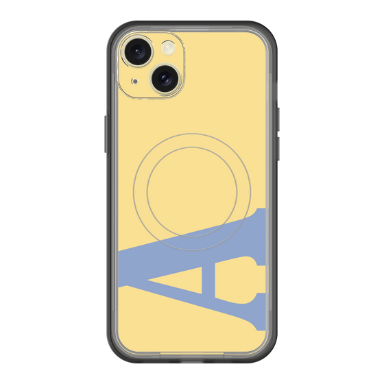 スリムプロテクションプレミアムケース with MagSafe［ オリジナル - initial color - A yellow ］