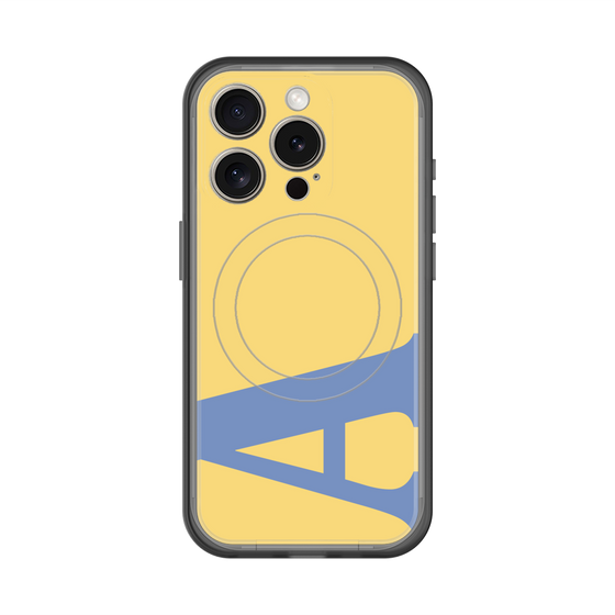 スリムプロテクションプレミアムケース with MagSafe［ オリジナル - initial color - A yellow ］