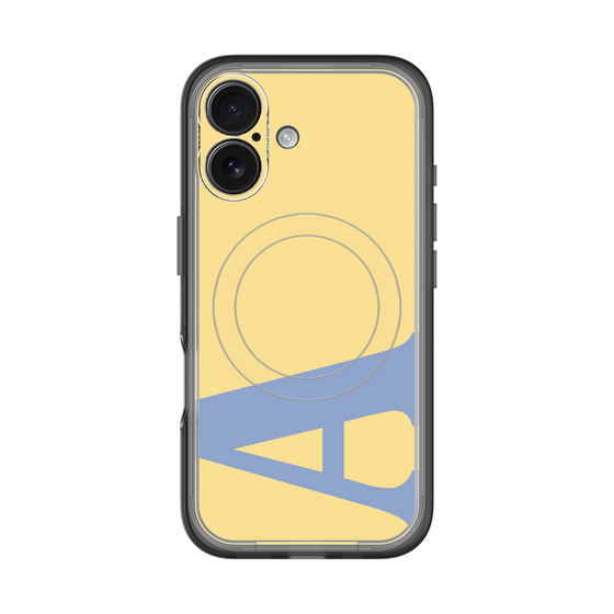 スリムプロテクションプレミアムケース with MagSafe［ オリジナル - initial color - A yellow ］