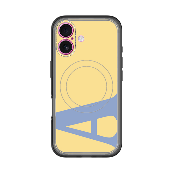 スリムプロテクションプレミアムケース with MagSafe［ オリジナル - initial color - A yellow ］