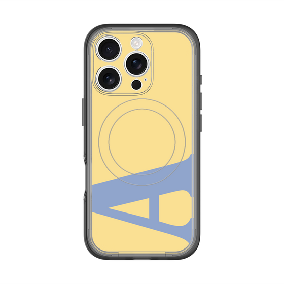 スリムプロテクションプレミアムケース with MagSafe［ オリジナル - initial color - A yellow ］