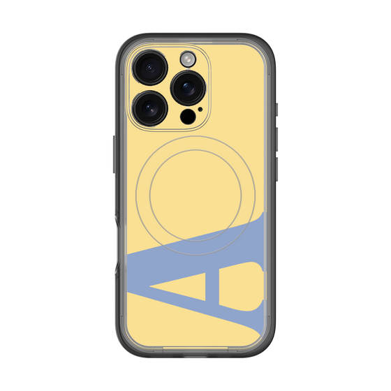 スリムプロテクションプレミアムケース with MagSafe［ オリジナル - initial color - A yellow ］