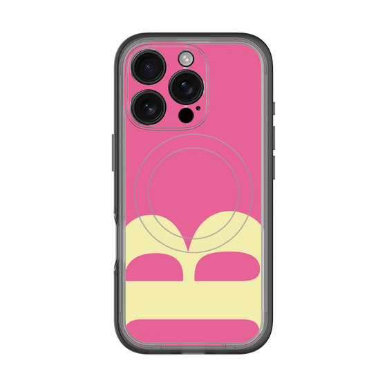 スリムプロテクションプレミアムケース with MagSafe［ オリジナル - initial color - B pink ］