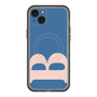 スリムプロテクションプレミアムケース with MagSafe［ オリジナル - initial color - B navy ］