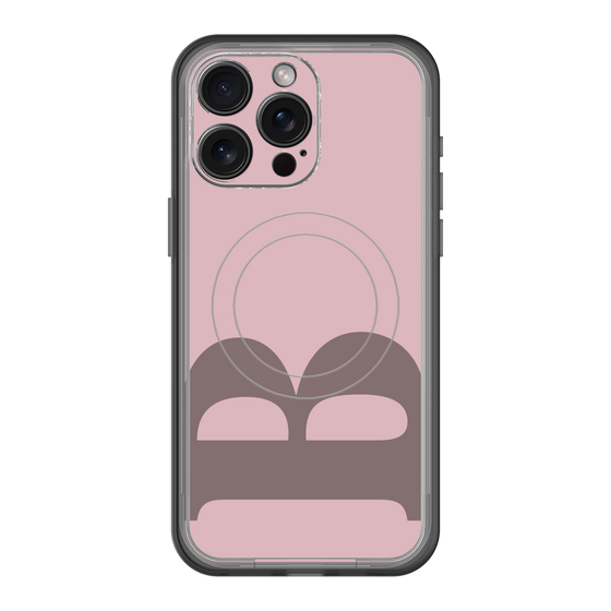 スリムプロテクションプレミアムケース with MagSafe［ オリジナル - initial color - B dusty pink ］
