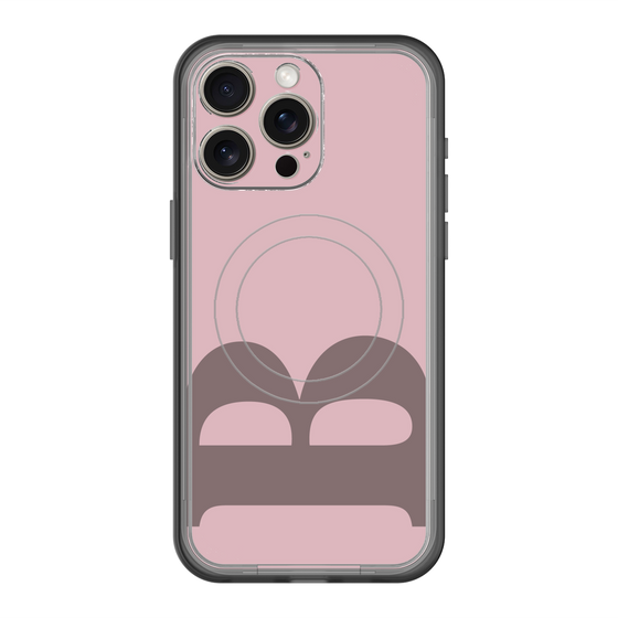 スリムプロテクションプレミアムケース with MagSafe［ オリジナル - initial color - B dusty pink ］