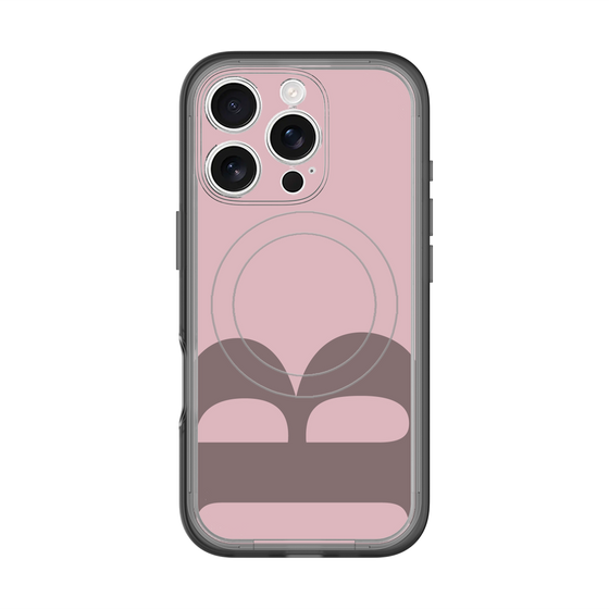 スリムプロテクションプレミアムケース with MagSafe［ オリジナル - initial color - B dusty pink ］