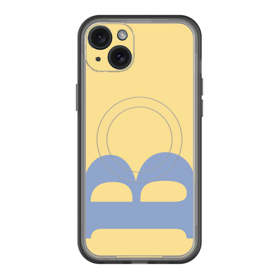 スリムプロテクションプレミアムケース with MagSafe［ オリジナル - initial color - B yellow ］