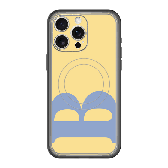 スリムプロテクションプレミアムケース with MagSafe［ オリジナル - initial color - B yellow ］