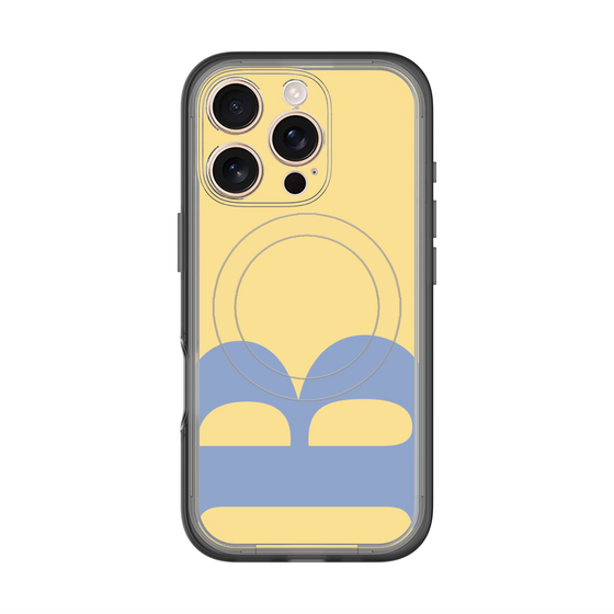 スリムプロテクションプレミアムケース with MagSafe［ オリジナル - initial color - B yellow ］
