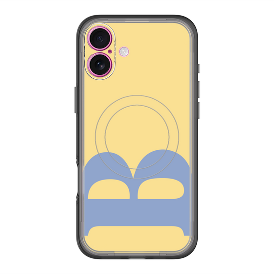 スリムプロテクションプレミアムケース with MagSafe［ オリジナル - initial color - B yellow ］