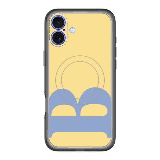 スリムプロテクションプレミアムケース with MagSafe［ オリジナル - initial color - B yellow ］