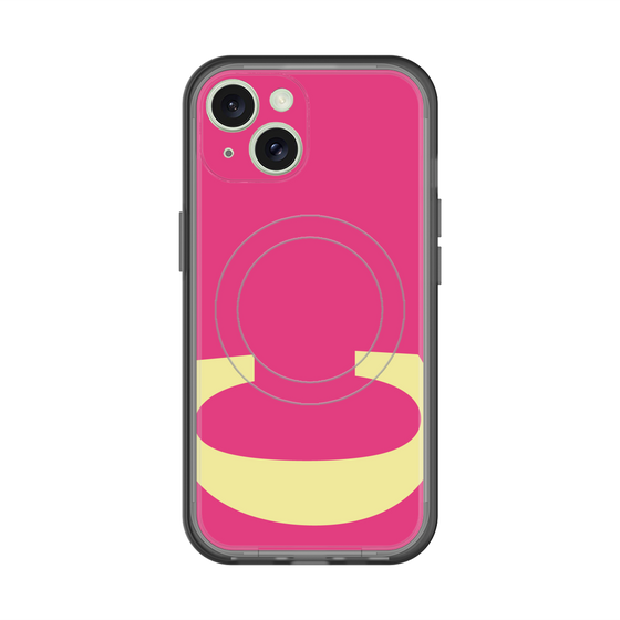 スリムプロテクションプレミアムケース with MagSafe［ オリジナル - initial color - C pink ］