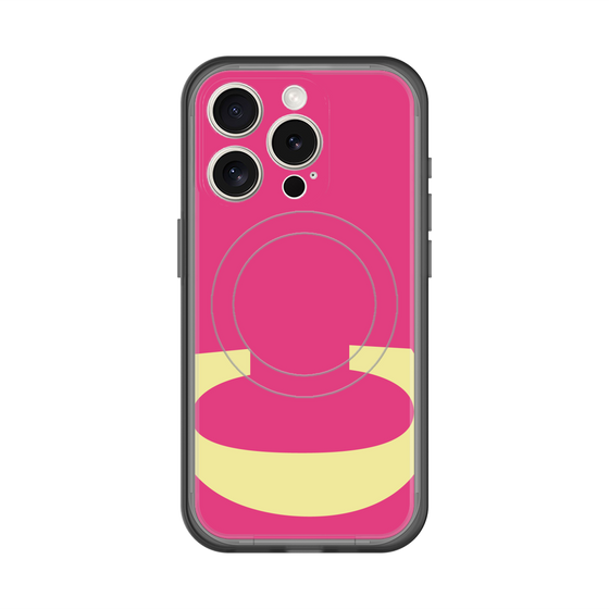 スリムプロテクションプレミアムケース with MagSafe［ オリジナル - initial color - C pink ］