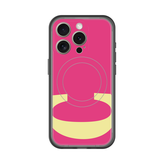 スリムプロテクションプレミアムケース with MagSafe［ オリジナル - initial color - C pink ］