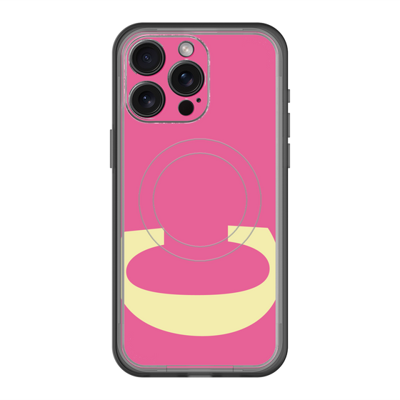 スリムプロテクションプレミアムケース with MagSafe［ オリジナル - initial color - C pink ］