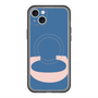 スリムプロテクションプレミアムケース with MagSafe［ オリジナル - initial color - C navy ］