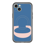 スリムプロテクションプレミアムケース with MagSafe［ オリジナル - initial color - C navy ］