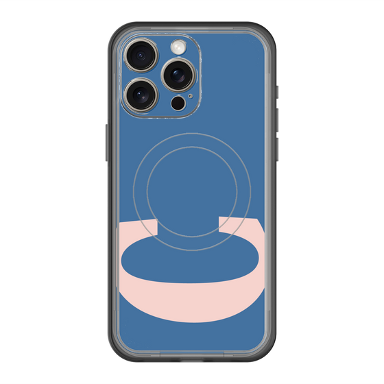スリムプロテクションプレミアムケース with MagSafe［ オリジナル - initial color - C navy ］
