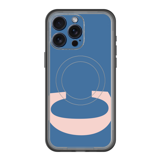 スリムプロテクションプレミアムケース with MagSafe［ オリジナル - initial color - C navy ］