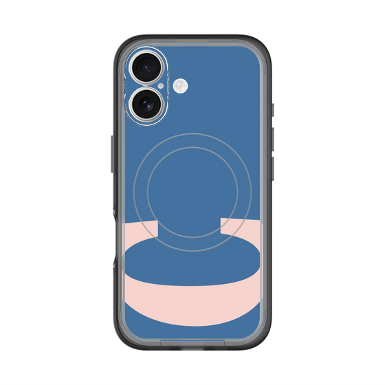 スリムプロテクションプレミアムケース with MagSafe［ オリジナル - initial color - C navy ］