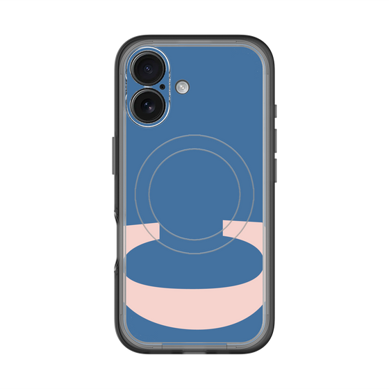 スリムプロテクションプレミアムケース with MagSafe［ オリジナル - initial color - C navy ］