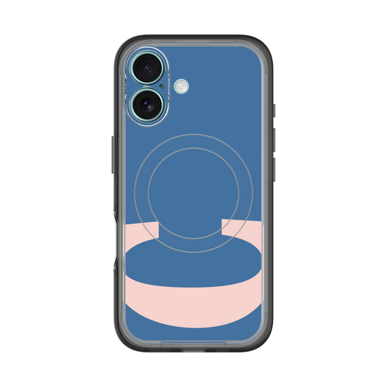 スリムプロテクションプレミアムケース with MagSafe［ オリジナル - initial color - C navy ］