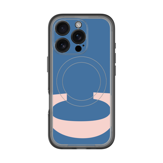 スリムプロテクションプレミアムケース with MagSafe［ オリジナル - initial color - C navy ］
