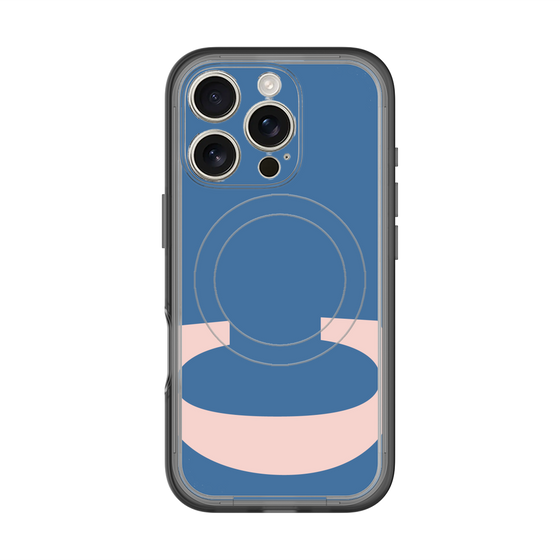 スリムプロテクションプレミアムケース with MagSafe［ オリジナル - initial color - C navy ］