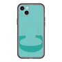 スリムプロテクションプレミアムケース with MagSafe［ オリジナル - initial color - C light green ］