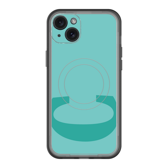 スリムプロテクションプレミアムケース with MagSafe［ オリジナル - initial color - C light green ］