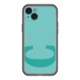 スリムプロテクションプレミアムケース with MagSafe［ オリジナル - initial color - C light green ］