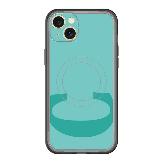 スリムプロテクションプレミアムケース with MagSafe［ オリジナル - initial color - C light green ］