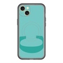 スリムプロテクションプレミアムケース with MagSafe［ オリジナル - initial color - C light green ］