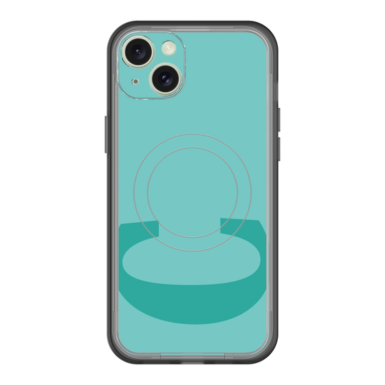 スリムプロテクションプレミアムケース with MagSafe［ オリジナル - initial color - C light green ］