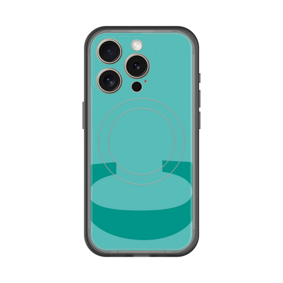 スリムプロテクションプレミアムケース with MagSafe［ オリジナル - initial color - C light green ］