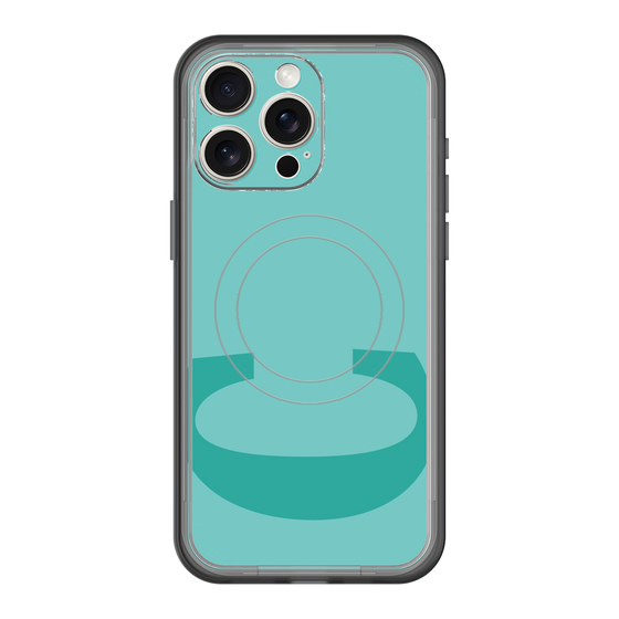 スリムプロテクションプレミアムケース with MagSafe［ オリジナル - initial color - C light green ］